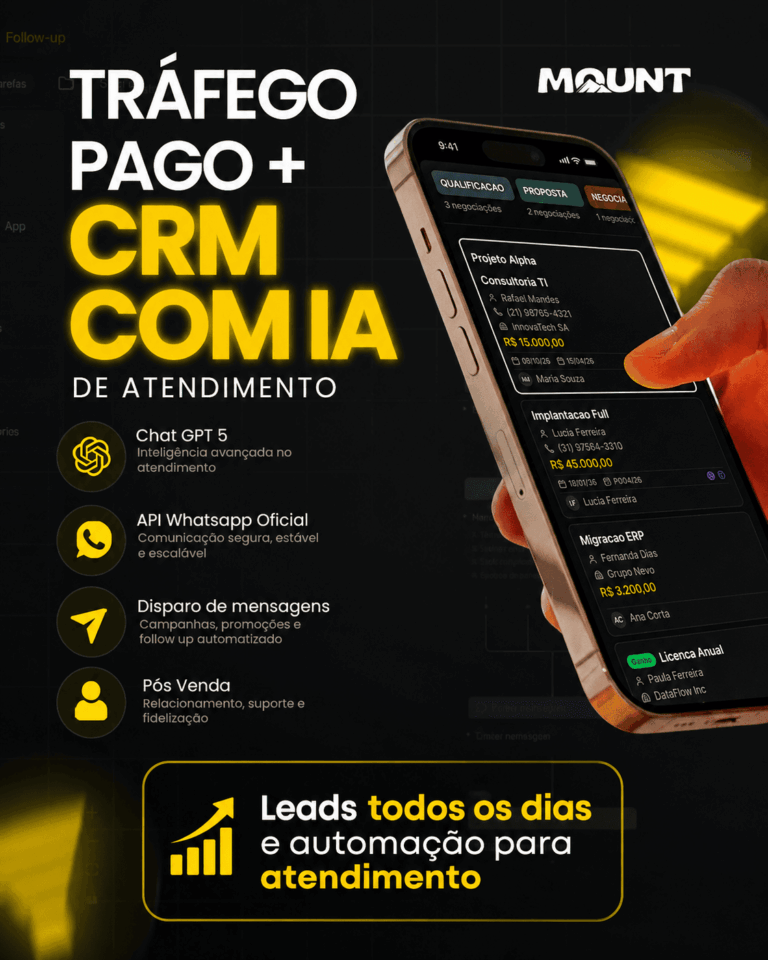 Trago pago e CRM com inteligência artificial em Cachoeiro de Itapemirim
